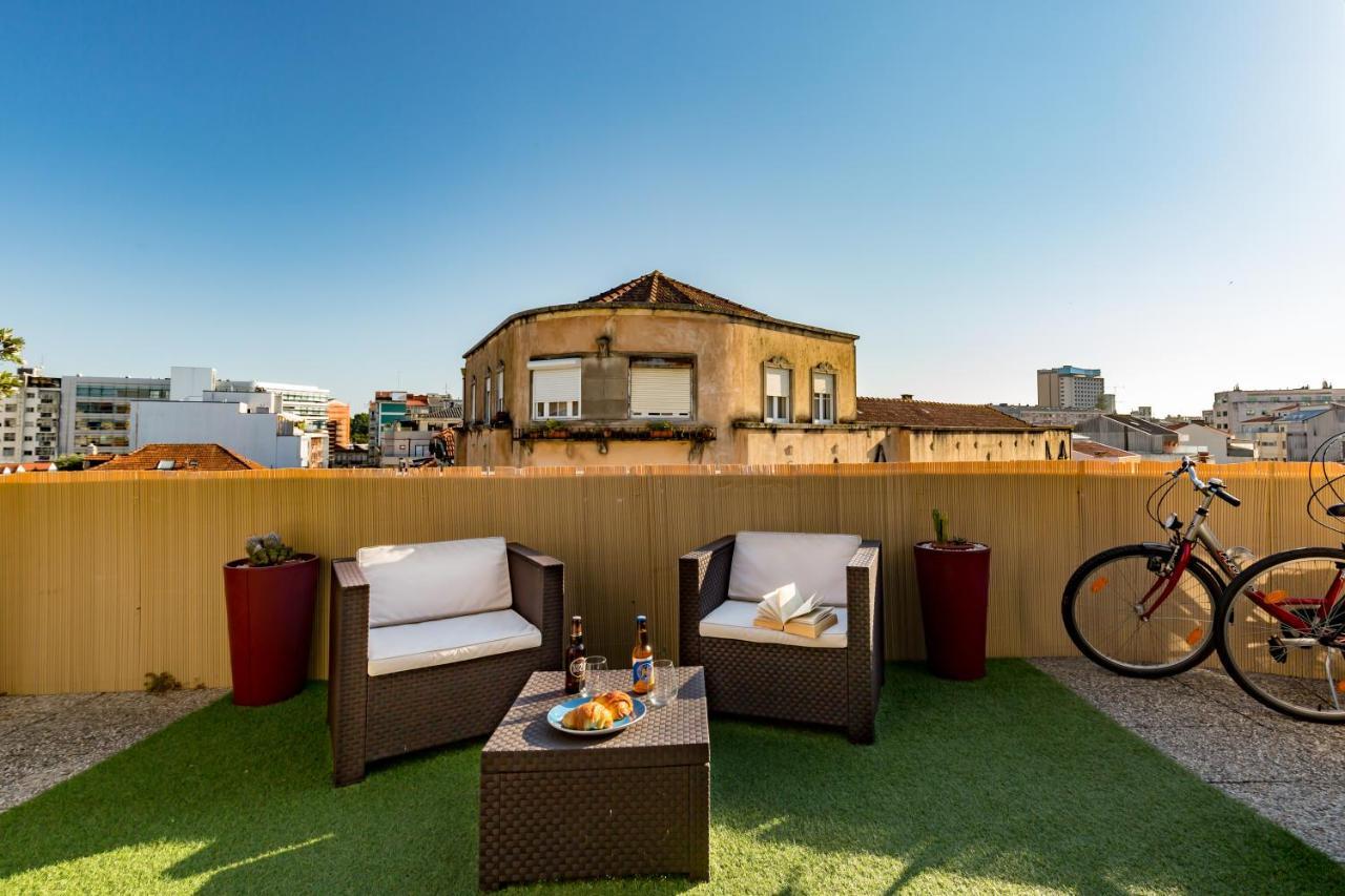 Music Relaxing Apt With Bikes, Terrace & Parking OOporto Esterno foto